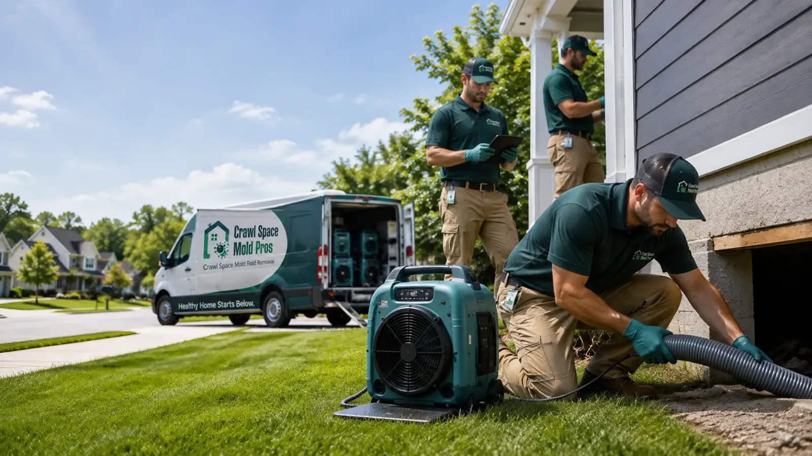 Crawl Space Mold Removal in Union City, PA